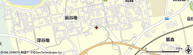 秋田県にかほ市平沢前谷地230周辺の地図