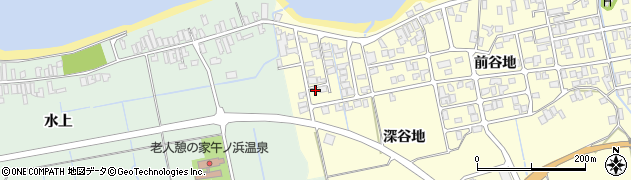 秋田県にかほ市平沢深谷地103-20周辺の地図