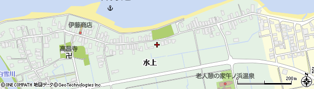 秋田県にかほ市三森水上88周辺の地図