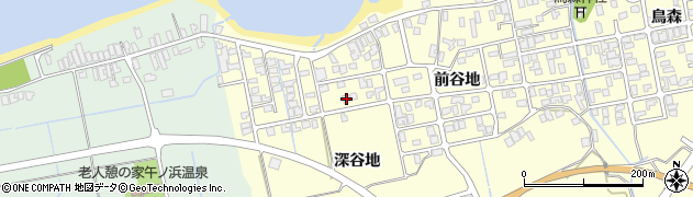秋田県にかほ市平沢深谷地91周辺の地図