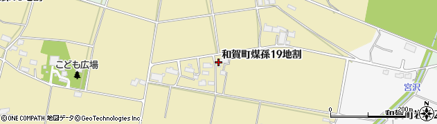 岩手県北上市和賀町煤孫（１９地割）周辺の地図