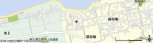秋田県にかほ市平沢深谷地106周辺の地図