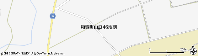 岩手県北上市和賀町山口４６地割周辺の地図