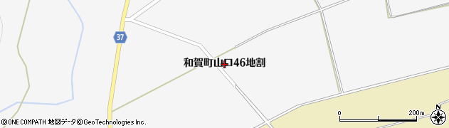 岩手県北上市和賀町山口（４６地割）周辺の地図