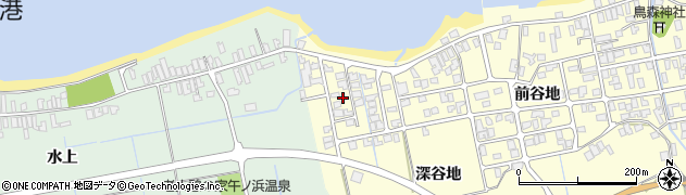 秋田県にかほ市平沢深谷地103周辺の地図