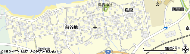 秋田県にかほ市平沢前谷地99周辺の地図