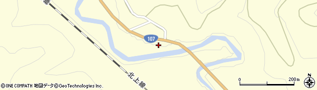 秋田県横手市山内小松川小松川131周辺の地図