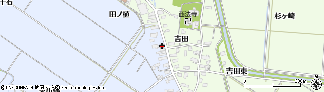 羽後吉田郵便局周辺の地図