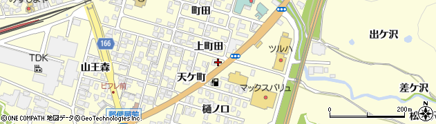 秋田県にかほ市平沢天ケ町47周辺の地図