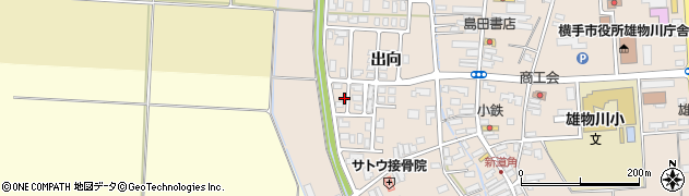 秋田県横手市雄物川町今宿出向202周辺の地図