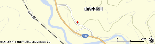 秋田県横手市山内小松川小松川50周辺の地図