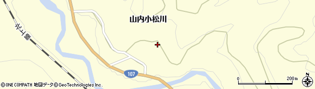 秋田県横手市山内小松川小松川92周辺の地図