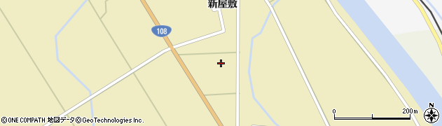 秋田県由利本荘市川西（中坪）周辺の地図