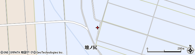 秋田県横手市雄物川町砂子田大清水周辺の地図
