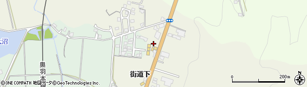 秋田県横手市婦気大堤（街道下）周辺の地図