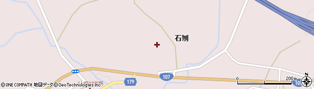 岩手県奥州市江刺梁川石刎110周辺の地図