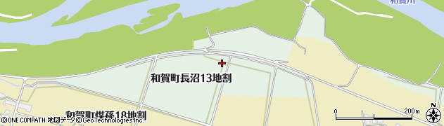 岩手県北上市和賀町長沼（１３地割）周辺の地図