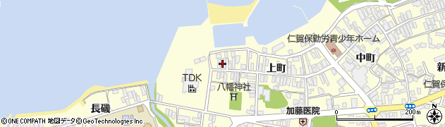 秋田県にかほ市平沢上町34周辺の地図