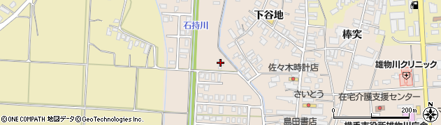 秋田県横手市雄物川町今宿出向261周辺の地図