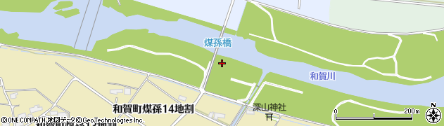 煤孫橋周辺の地図
