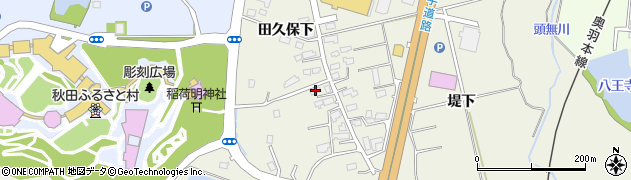 秋田県横手市婦気大堤（田久保下）周辺の地図