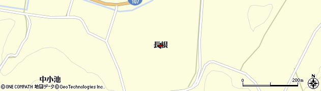 岩手県北上市口内町（長根）周辺の地図