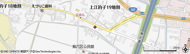 岩手県北上市上江釣子１９地割32周辺の地図
