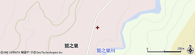 岩手県西和賀町（和賀郡）鷲之巣（５０地割）周辺の地図