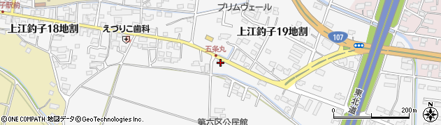 岩手県北上市上江釣子１９地割29周辺の地図