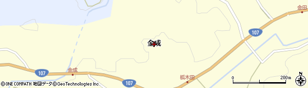 岩手県北上市口内町（金成）周辺の地図