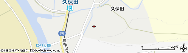 秋田県由利本荘市久保田（諏訪台）周辺の地図