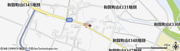 岩手県北上市和賀町山口（４５地割）周辺の地図