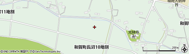 岩手県北上市和賀町長沼１０地割周辺の地図