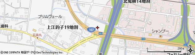 岩手県北上市上江釣子１９地割102周辺の地図