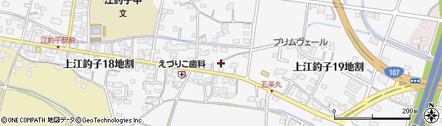 岩手県北上市上江釣子１９地割6周辺の地図