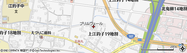 岩手県北上市上江釣子１９地割119周辺の地図