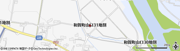 岩手県北上市和賀町山口（３１地割）周辺の地図