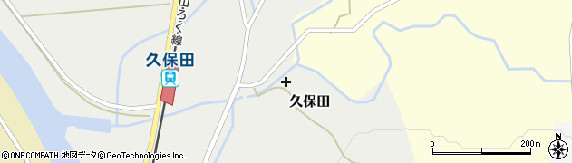 秋田県由利本荘市久保田（久保田）周辺の地図