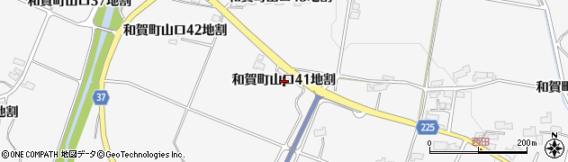 岩手県北上市和賀町山口（４１地割）周辺の地図