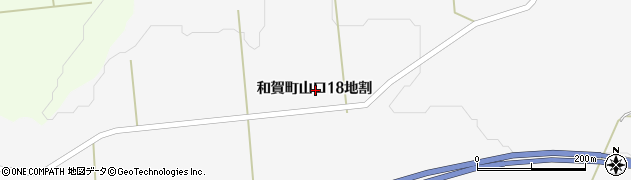岩手県北上市和賀町山口１８地割周辺の地図