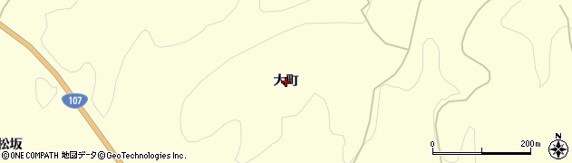 岩手県北上市口内町（大町）周辺の地図