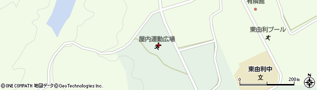 秋田県由利本荘市東由利舘合（代山）周辺の地図