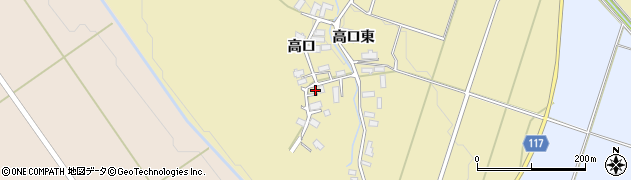 秋田県横手市平鹿町下吉田高口65周辺の地図