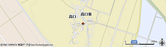 秋田県横手市平鹿町下吉田高口66周辺の地図