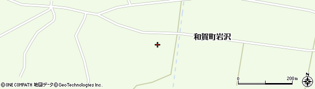 岩手県北上市和賀町岩沢（１０地割）周辺の地図