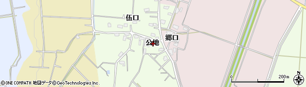 秋田県横手市平鹿町上吉田公地周辺の地図