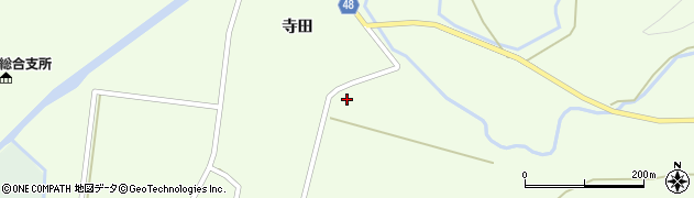 秋田県由利本荘市東由利老方（町ノ田）周辺の地図