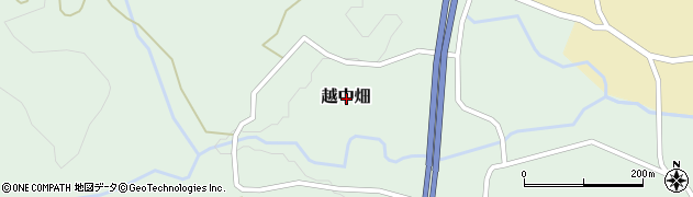岩手県和賀郡西和賀町越中畑周辺の地図