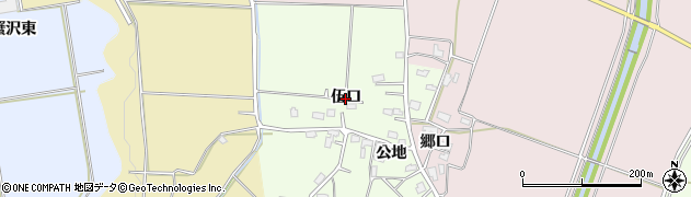 秋田県横手市平鹿町上吉田（伍口）周辺の地図