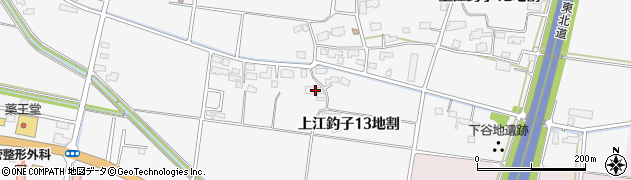岩手県北上市上江釣子（１３地割）周辺の地図
